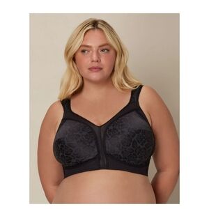 Playtex Black Floral Women's Bra